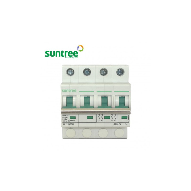 DISJONCTEUR DC SUNTREE 4P 1000VDC 63A