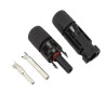 PAIRE DE CONNECTEURS MC4 M/F POUR CÂBLE EN 4/6MM²